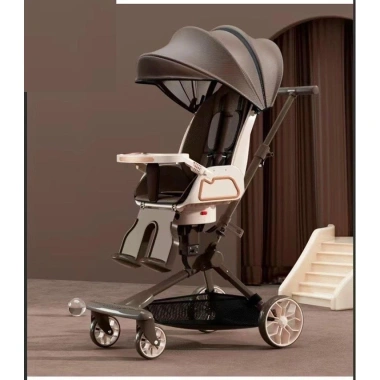 Xe đẩy 2 chiều V9 cao cấp 3 tư thế và bàn ăn dặm mẫu mới giảm giá 1.190k
