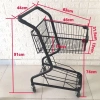 Xe Đẩy 2 Tầng Siêu Thị Màu Vàng-Hồng - Thiết Kế Đa Năng, Giá Ưu Đãi 1.125 Triệu 5