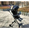 Xe đẩy 2in1 M9 phiên bản mới - Bàn ăn dặm cho bé, màn che và lò xo giảm sóc 7