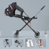 Xe đẩy 2in1 M9 phiên bản mới - Bàn ăn dặm cho bé, màn che và lò xo giảm sóc 8