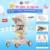 Xe Đẩy Baobaohao V16-C Chính Hãng - Gấp Gọn, Xoay 2 Chiều, Giảm Rung Lắc, Giá 1.73 Triệu