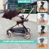 Xe đẩy Baobaohao V9 gấp gọn xoay 360 độ, thế hệ mới, bảo hành 1 năm - Giá ưu đãi 1,990,000