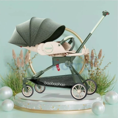 Xe đẩy Baobaohao V9 gấp gọn xoay 360 độ, thế hệ mới, bảo hành 1 năm - Giá ưu đãi 1,990,000