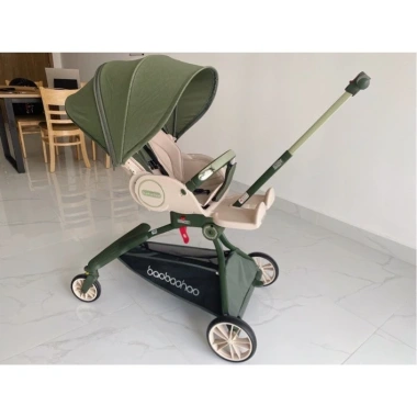 Xe đẩy Baobaohao V9 gấp gọn xoay 360 độ, thế hệ mới, bảo hành 1 năm - Giá ưu đãi 1,990,000