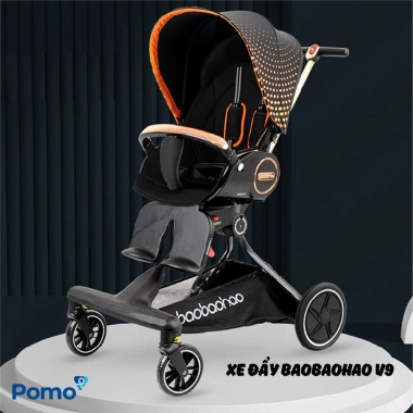 Xe đẩy Baobaohao V9 gấp gọn xoay 360 độ, thế hệ mới, bảo hành 1 năm - Giá ưu đãi 1,990,000 10 Xe đẩy Baobaohao V9 gấp gọn xoay 360 độ, thế hệ mới, bảo hành 1 năm - Giá ưu đãi 1,990,000 10