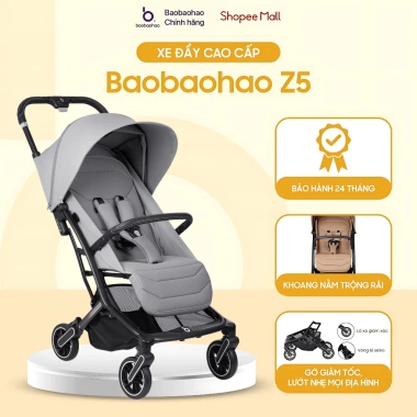 Xe Đẩy Baobaohao Z5 Bảo Hành 24 Tháng – Chống Xóc Mọi Địa Hình, Khoang Nằm Rộng, Tải Trọng Lớn Nhất