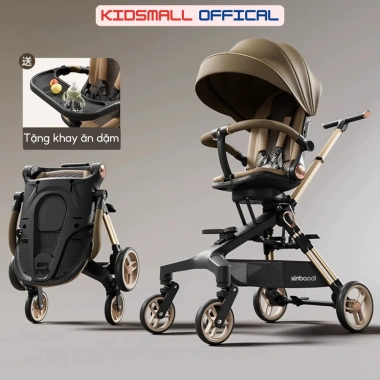 Xe Đẩy Bé Cao Cấp Xinbaodi Gấp Gọn 2 Chiều 3 Tư Thế Ngả Ghế Sơ Sinh 6 Tuổi Thuận Tiện Du Lịch Giá 1.9tr VND