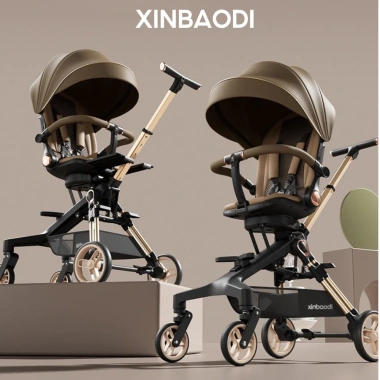 Xe Đẩy Bé Cao Cấp Xinbaodi Gấp Gọn 2 Chiều 3 Tư Thế Ngả Ghế Sơ Sinh 6 Tuổi Thuận Tiện Du Lịch Giá 1.9tr VND