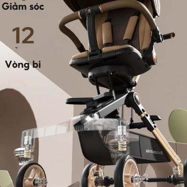 Xe Đẩy Bé Cao Cấp Xinbaodi Gấp Gọn 2 Chiều 3 Tư Thế Ngả Ghế Sơ Sinh 6 Tuổi Thuận Tiện Du Lịch Giá 1.9tr VND