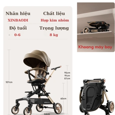 Xe Đẩy Bé Cao Cấp Xinbaodi Gấp Gọn 2 Chiều 3 Tư Thế Ngả Ghế Sơ Sinh 6 Tuổi Thuận Tiện Du Lịch Giá 1.9tr VND 10 Xe Đẩy Bé Cao Cấp Xinbaodi Gấp Gọn 2 Chiều 3 Tư Thế Ngả Ghế Sơ Sinh 6 Tuổi Thuận Tiện Du Lịch Giá 1.9tr VND 10