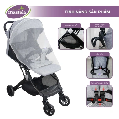 Xe Đẩy Bé Mastela 275 Đa Năng Nhôm Gấp Gọn, Xe Máy, Oto, Máy Bay - Giá 1.849.000₫