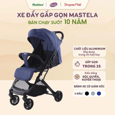 Xe Đẩy Bé Mastela 275 Đa Năng Nhôm Gấp Gọn, Xe Máy, Oto, Máy Bay - Giá 1.849.000₫