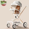 Xe đẩy bé sơ sinh G500-1 đa màu kèm bàn ăn dặm mới 2.024 - full hộp đã lăp sẵn - Giá 1.260.000₫