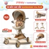 Xe Đẩy Bé V16 Plus Gấp Gọn Du Lịch - Mái Che, Bánh Xe EVA Êm Ái
