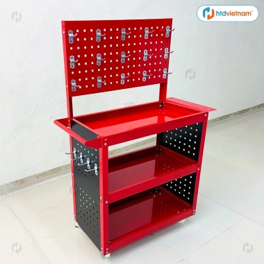 Xe đẩy đa năng 3 tầng 150kg Dụng cụ sửa chữa cơ khí nhập khẩu, giá 750,000 VND 5