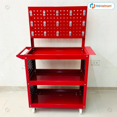 Xe đẩy đa năng 3 tầng 150kg Dụng cụ sửa chữa cơ khí nhập khẩu, giá 750,000 VND 6
