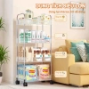 Xe Đẩy Đa Năng Kệ Trong Suốt Nhiều Tầng Bánh Xe Đồ Ăn Nhẹ, Mỹ Phẩm Giá 98.000 2