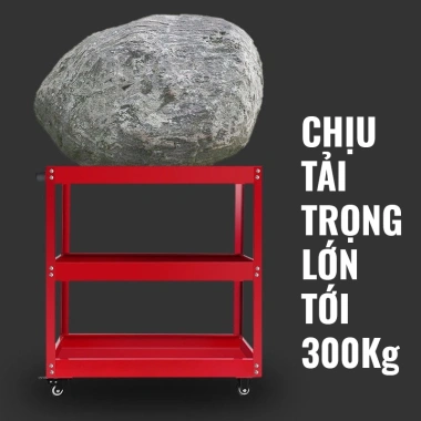 Xe đẩy đồ nghề 3 ngăn, 3 tầng nhập khẩu - Giá ưu đãi 659.000₫, chất lượng cao