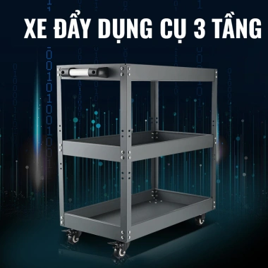 Xe đẩy đồ nghề 3 ngăn, 3 tầng nhập khẩu - Giá ưu đãi 659.000₫, chất lượng cao 6 Xe đẩy đồ nghề 3 ngăn, 3 tầng nhập khẩu - Giá ưu đãi 659.000₫, chất lượng cao 6
