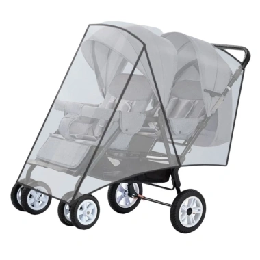 Xe đẩy đôi đa năng Dasbsug – Vỏ che mưa, vỏ chắn gió, an toàn, giá 235.929₫ 4
