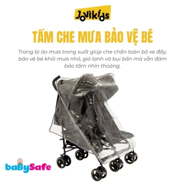 Xe Đẩy Đôi Jovikids Ezra Twin Gấp Gọn 0-3 Tuổi – Giá ưu đãi 4.540.000₫ 3 Xe Đẩy Đôi Jovikids Ezra Twin Gấp Gọn 0-3 Tuổi – Giá ưu đãi 4.540.000₫ 3