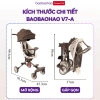 Xe Đẩy Du Lịch Baobaohao V7‑A Gấp Gọn 2 Chiều, Bánh EVA Êm Ái, Giá 1,025,000₫ 7