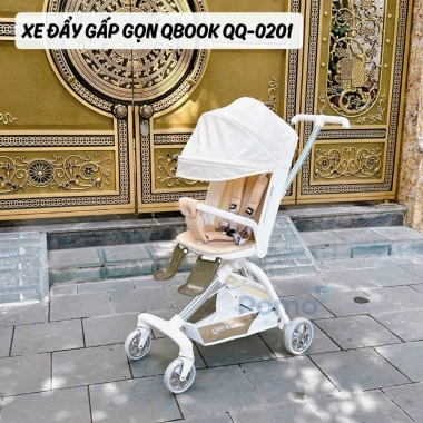 Xe đẩy du lịch gấp gọn Qbook cho bé – Siêu nhẹ, tiện lợi, giảm giá còn 3.55 triệu