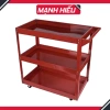 Xe đẩy dụng cụ 3 tầng bánh xe xoay 360 độ dễ di chuyển - Giá chỉ 515.000₫