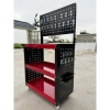 Xe đẩy dụng cụ 3 tầng có bánh xe, kệ cơ khí đa năng kèm 30 móc treo - Giá ưu đãi 855.999₫ 3