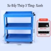 Xe đẩy dụng cụ inox 304 3 tầng - kèm khay đựng, bánh xe tiện lợi, giảm 20% 6