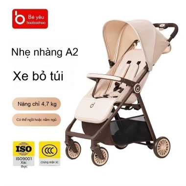 Xe đẩy em bé Baby Good A2 nhẹ gập một nút, 4 bánh, ngồi và nằm - di động Xe đẩy em bé Baby Good A2 nhẹ gập một nút, 4 bánh, ngồi và nằm - di động