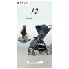 Xe đẩy em bé Baby Good A2 nhẹ gập một nút, 4 bánh, ngồi và nằm - di động 7