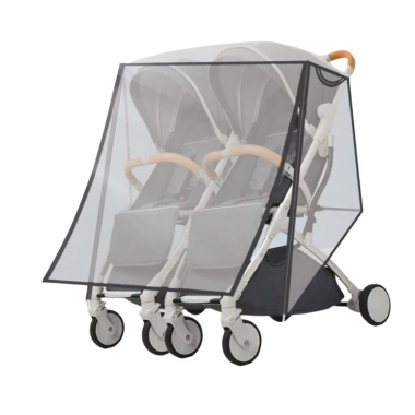 Xe đẩy em bé đôi Pushch toàn diện, áo mưa PVC vỏ trong suốt chống gió, giá ưu đãi 210.651₫ 10 Xe đẩy em bé đôi Pushch toàn diện, áo mưa PVC vỏ trong suốt chống gió, giá ưu đãi 210.651₫ 10