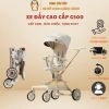 Xe đẩy G500-1 bé sơ sinh, gấp gọn, đảo chiều, 3 tư thế, khay ăn, 1.250.000₫