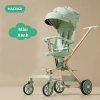 Xe đẩy gấp gọn 2 chiều G500 3 tư thế nằm ngả, kèm bàn ăn và mái che, 1.380.000 VND 3