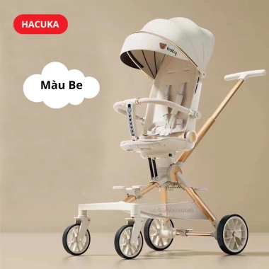 Xe đẩy gấp gọn 2 chiều G500 3 tư thế nằm ngả, kèm bàn ăn và mái che, 1.380.000 VND 10
