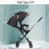 Xe đẩy gấp gọn 2 chiều M8 full đệm, ngả lưng, có mái - Giá ưu đãi 409.000₫ 3