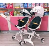 Xe đẩy gấp gọn 2 chiều M8 full đệm, ngả lưng, có mái - Giá ưu đãi 409.000₫ 6
