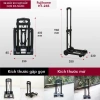 Xe đẩy gấp gọn 45kg HT-MINI01 tặng dây buộc, xe kéo mini chung cư, giá 305.000₫ 5