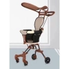 Xe Đẩy Gấp Gọn 520 Nâu 2 Chiều, Ghế Ngả Đệm, Mái Full và Phụ Kiện 6