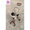 Xe Đẩy Gấp Gọn 520 Nâu 2 Chiều, Ghế Ngả Đệm, Mái Full và Phụ Kiện 7