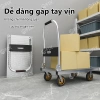 Xe đẩy gấp gọn 600kg - Xe kéo hàng sàn sắt cỡ lớn, nâng tay đa năng, giá 378.800₫ 3