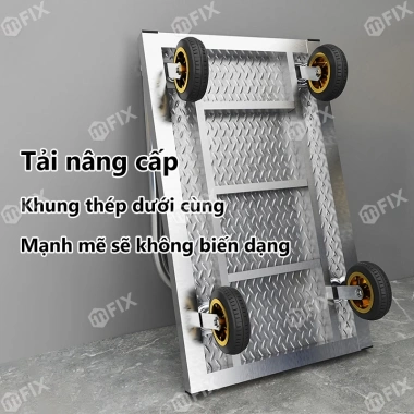 Xe đẩy gấp gọn 600kg - Xe kéo hàng sàn sắt cỡ lớn, nâng tay đa năng, giá 378.800₫ 9