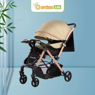 Xe đẩy gấp gọn Bamboo Life 2 chiều 3 tư thế cho bé 0‑36 tháng - Du lịch siêu thị - Giá chỉ 1.699.000 VNĐ 10 Xe đẩy gấp gọn Bamboo Life 2 chiều 3 tư thế cho bé 0‑36 tháng - Du lịch siêu thị - Giá chỉ 1.699.000 VNĐ 10