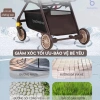 Xe đẩy gấp gọn Baobaohao A2 màu kem-xám - Giảm rung, bảo hành 1 năm, chỉ 929.000₫ 6