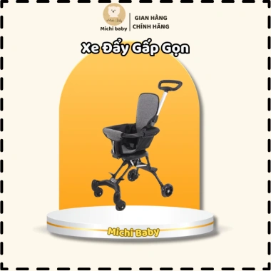 Xe đẩy gấp gọn cao cấp Michibaby cho bé - Siêu nhẹ, an toàn, giảm giá 350k 2 Xe đẩy gấp gọn cao cấp Michibaby cho bé - Siêu nhẹ, an toàn, giảm giá 350k 2