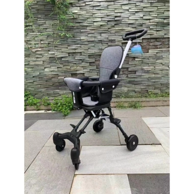 Xe đẩy gấp gọn cho bé 0-3 tuổi có đệm ghế nhẹ tiện du lịch giá chỉ 299.000₫