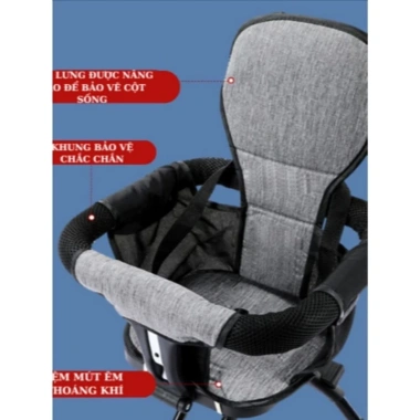 Xe đẩy gấp gọn cho bé 0-3 tuổi có đệm ghế nhẹ tiện du lịch giá chỉ 299.000₫