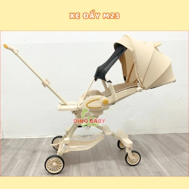 Xe đẩy gấp gọn cho bé M2 M9 K1 2 chiều 3 thuận, có khay ăn, mang đi xe máy, mẫu 2.024 550k