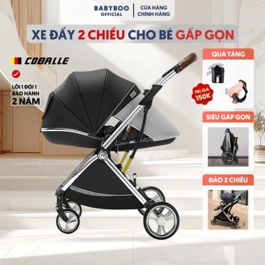 Xe đẩy gấp gọn COBALLE đa năng, đảo chiều, màn che kín toàn thân, Bảo hành 2 năm - 2.58 triệu